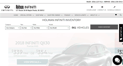 Desktop Screenshot of holmaninfiniti.com
