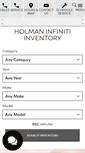 Mobile Screenshot of holmaninfiniti.com